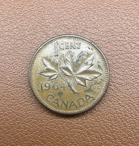 Rare Coin Canada 1964 1 Cent Coin KG - Picture 1 of 2