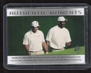 2014 SP Authentic #69 Tiger Woods Michael Jordan - Picture 1 of 2