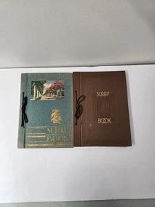 Konvolut 2 alte gebrauchte Sammelalben 1937 handschriftliche Notizen, Ausschnitte. Seiten Spröde  - Bild 1 von 18