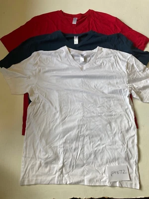 Camisas De Hombre H I S Con Cuello En V - Paquete De 3 4XL - 48 - Imagen 1 de 4