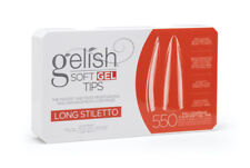 Gelish Soft GEL Tips - Long Stiletto 550ct #1168097