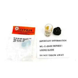 Matrix MS3124E10-6SW Circular Connector, 95-334-KBF Backshell Kit, 5100-401-0020 - Picture 1 of 17