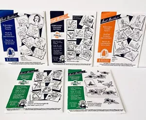 Aunt Martha's Iron-on Transfers - Reusable - Assortment of 5 - Made in the USA - Picture 1 of 2