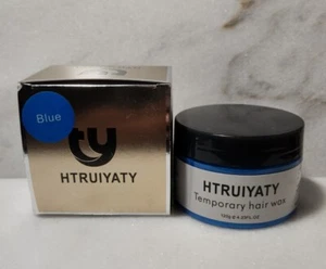 HTRUIYATY Instant Hair Coloring Dye Wax Temporary Hairstyle Cream Blue Sealed - Picture 1 of 2