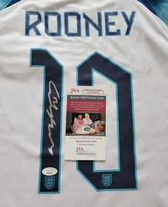 Wayne Rooney Signed England National Team Jersey Size L In Person JSA CERTIFIED - Picture 1 of 3
