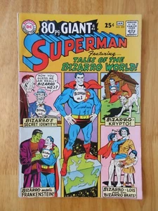 SUPERMAN #202 (1968) **80-Pg Giant!** (FN++ to VF-) **Very Bright & Colorful!** - Picture 1 of 4