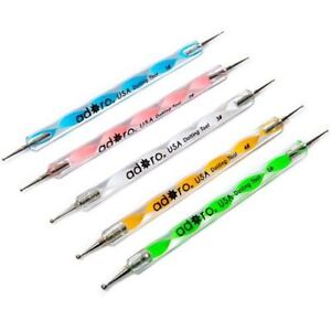 5 Pcs Dotting Tool  for Nail Art  2 way Pen for Great DESIGN & PAINTING Adoro