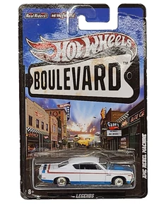 AMC Rebel Machine 💥 Hot Wheels Boulevard Legends Real Riders Metal/Metal - Imagen 1 de 7