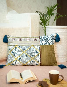Multicolor Outdoor Throw Pillow Covers For Sofa Cushion Cover 16x24 in Set of 1 - Picture 1 of 3