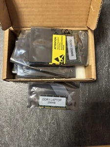 Laptop RAM DDR 1 256MB (10 Stück verschiedener Hersteller ) - Bild 1 von 1