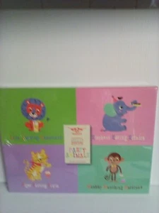 SET 4 HARD PLACEMATS W/ CORK BACK Party Animals Magpie Ketchup On Everything NIB - Picture 1 of 3