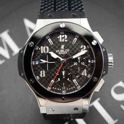 HUBLOT Big Bang 44 Carbon Fiber Dial 301.SB.131.RX MSRP $14k  FULL SET! - Image 1 of 4
