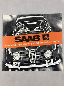Brochure voiture Saab V4 1967