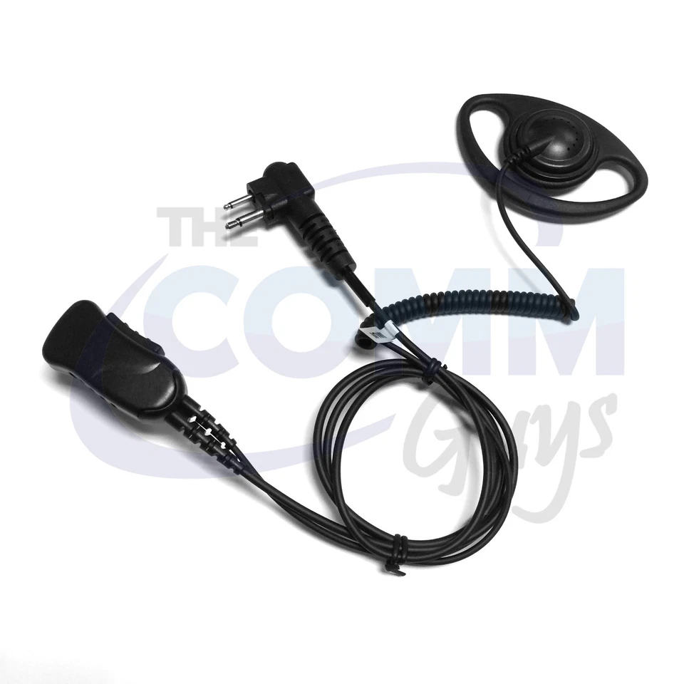 Pryme Defender Lapel Mic PTT Earhook Earpiece for Motorola CP200 CLS1410 BPR40 - Image 1 of 1