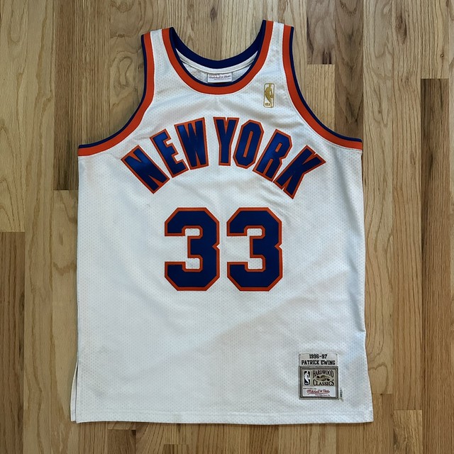 Mitchell & Ness NBA Swingman Jersey New York Knicks Road 1991-92 Charles  Oakley #34 Blue - royal