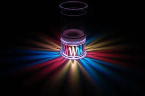 Set of 2 LiteRays LED Light Up Projection Shot Glasses- Dahlia - Picture 1 of 1