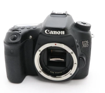 Canon Digital SLR Camera EOS70D Body Only EOS70D Black Very Good from Japan - Image 1 of 4