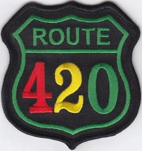 ROUTE 420 (RYG) Embroidered Patches 3"x3" iron-on - Picture 1 of 1