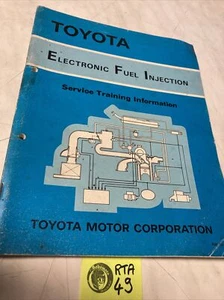 Toyota 1982 Revisión Manual Técnica Inyección Electrónico Combustible Automóvil - Imagen 1 de 12