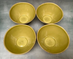 Crate and Barrel Marin Green set of 4 Soup/Cereal Bowls 6” - Picture 1 of 3