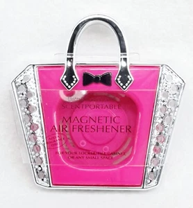 Bath Body Works ROSA HANDTASCHE Magnet duftend tragbar Halter Einheit Spind Aktenschrank - Bild 1 von 1