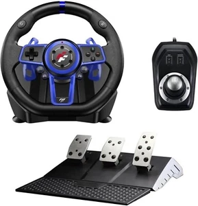 2024 Flashfire Suzuka F111 Racing FORCE FEEDBACK Wheel Pedals Shifter HE Sim - Picture 1 of 10