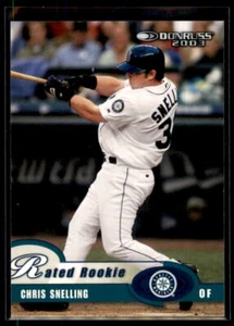 2003 Donruss Chris Snelling #22 Seattle Mariners - Picture 1 of 2