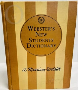 *1969*Vintage*Webster's New Student Dictionary*Merriam-Webster 1969*24240A S79 - Picture 1 of 6