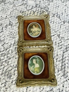 Imágenes vintage de creación de camafeo condesa de Blessington y dama Hamilton MCM - Imagen 1 de 7