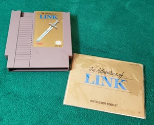 NES Adventure of Link w Manual | Nintendo Vintage Game Cart | Cleaned & Tested - Picture 1 of 8
