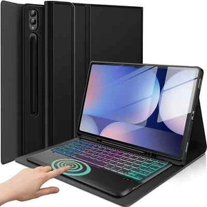 Touchpad Keyboard Case for Samsung Tab S10 Ultra/S9 Ultra/S8 Ultra 14.6 Inch, - Picture 1 of 8