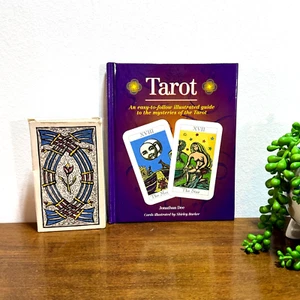 Tarot Cards Deck with Book Jonathan Dee 1998 Vintage Barnes & Noble - Picture 1 of 3