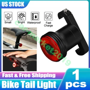 Bike Tail Light Smart Bicycle Rear Light Auto Brake Sensing USB Rechargable LED - Picture 1 of 20
