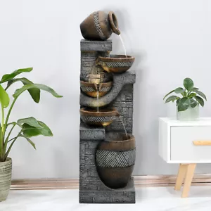 Indoor Water Fountains As Centerpieces for Serene Interiors Outdoor Garden Decor - Picture 1 of 16