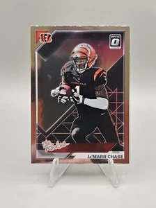 2021 Panini Optic Ja'marr Chase Silver TR7 RC 💥- Cincinnati Bengals - Picture 1 of 2