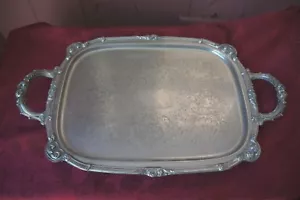 Vintage. ENGLISH SILVER MANUFACTURING CORP. METAL TRAY - Bild 1 von 4