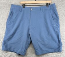 Under Armour Blue Flat Front Golf Shorts 11" Inseam Mens Size 40 Peformance NWT