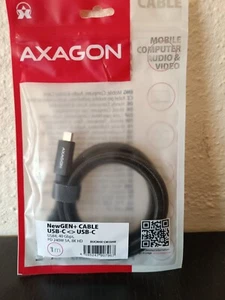 AXAGON USB-C zu USB-C BUCM4X-CM10AB USB4.0 240W - Zdjęcie 1 z 2