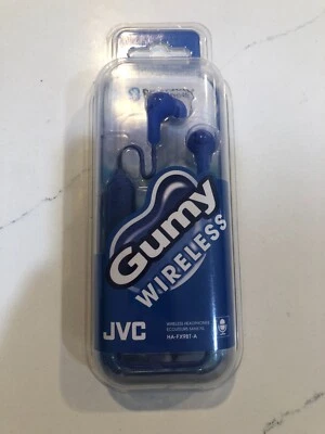 JVC HA FX9BT Gumy Wireless In-Ear Headphones Blue - Image 1 of 2
