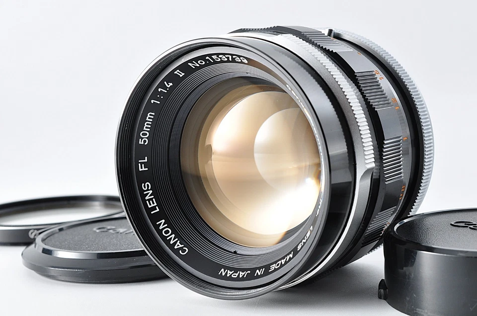 Exc+5] Canon 50mm f/1.4 II FL MF Standard Vintage Prime Lens Japan #290 - Image 1 of 4