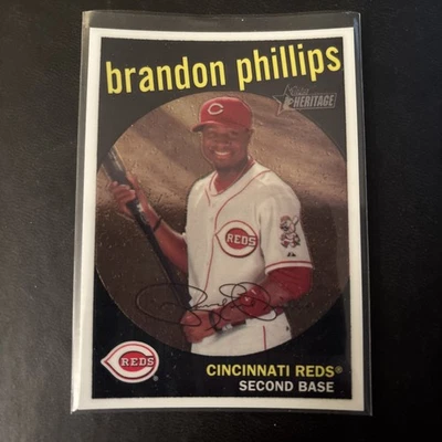 2008 Topps Heritage - Chrome Brandon Phillips #C41 /1959 - Image 1 of 2