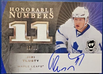 2007-08 The Cup Jiri Tlusty Honorable Numbers 11/11 Rookie Card & Jersey Number! - Image 1 of 2