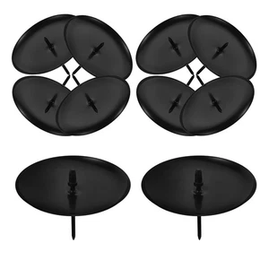  10pcs Metal Pillar Candle Plate Candelabra Candle Stand Handmade Candle Fixing - Picture 1 of 9