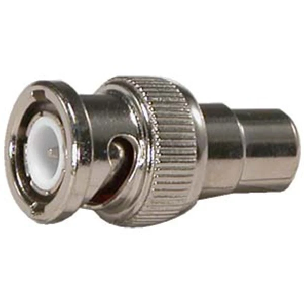 BNC Male to RCA Female Coax Coaxial Cable Adapter Connector CCTV Camera Gold  - Image 1 of 1