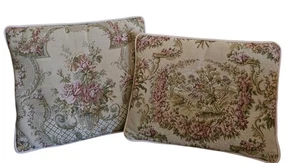Cuscino arazzo country francese cuscini rose floreali Cottagecore usato in ottime condizioni - Foto 1 di 8
