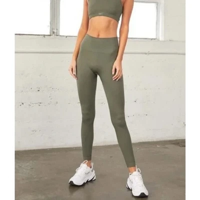 Set Active Womens XS Green Sculptflex Seamless Leggings Yoga Pilates Athleisure - Image 1 of 4