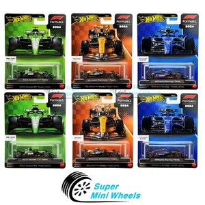 Hot Wheels 1:64 Premium Formula 1 2025 - Temporada 2024 - F1 Mix 2 - Juego de 6 coches - Imagen 1 de 2