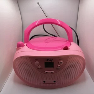 Hplay Tragbarer CD Ghettoblaster mit Digital UKW Radio, LCD Display, AUX-In Anschluss - Bild 1 von 9