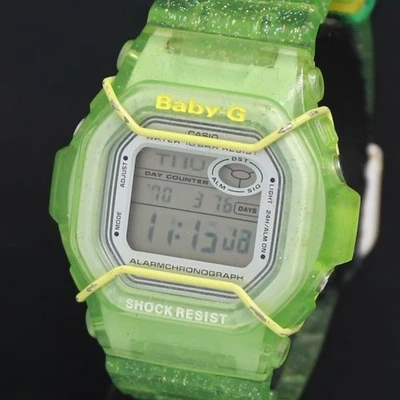 Reloj para mujer CASIO Baby-G BG-361 digital de cuarzo esfera negra ¡Funciona desde Japón!! Foto 1 de 4