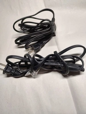 2 qty 6 Ft WELL-SHIN WS-027A-2 figure 8 WALL POWER CORD 2 Prong 125V 7A -E115330 - Image 1 of 2